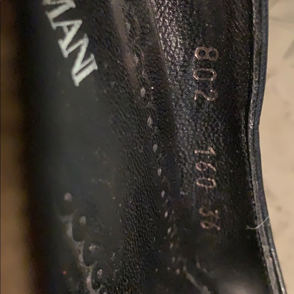 Giorgio Armani Bronze Velvet Heels - Picture 4 of 8